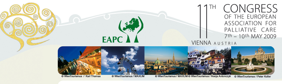 11th Congress of the European Association for Palliative Care, Vienna, 7th-10th May 2009